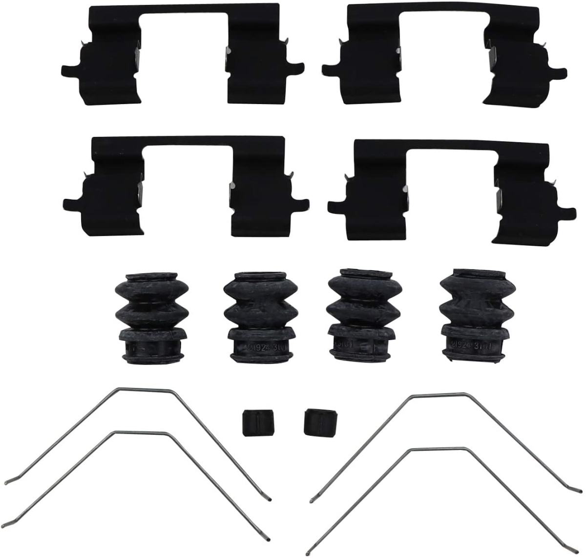 084-2161 Front Brake Hardware Kit for 2017-2020 Honda Civic