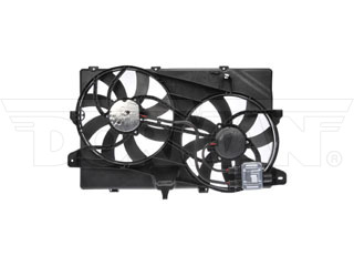 Dorman 621-392 Dual Fan Assembly with Controller for 2007-2014 Ford Edge, 2007-2015 Lincoln MKX - Black