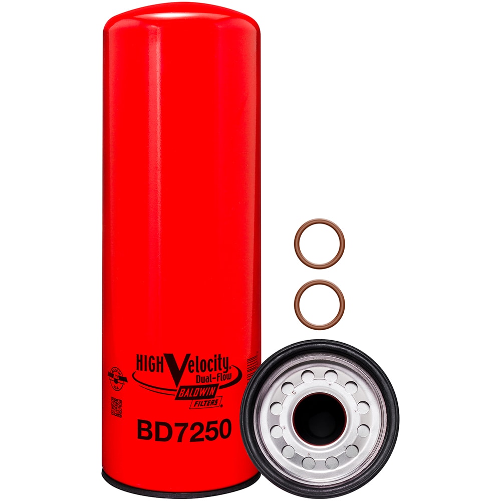 Oil Fltr,Spin-On,High Velocity,Dual-Flow