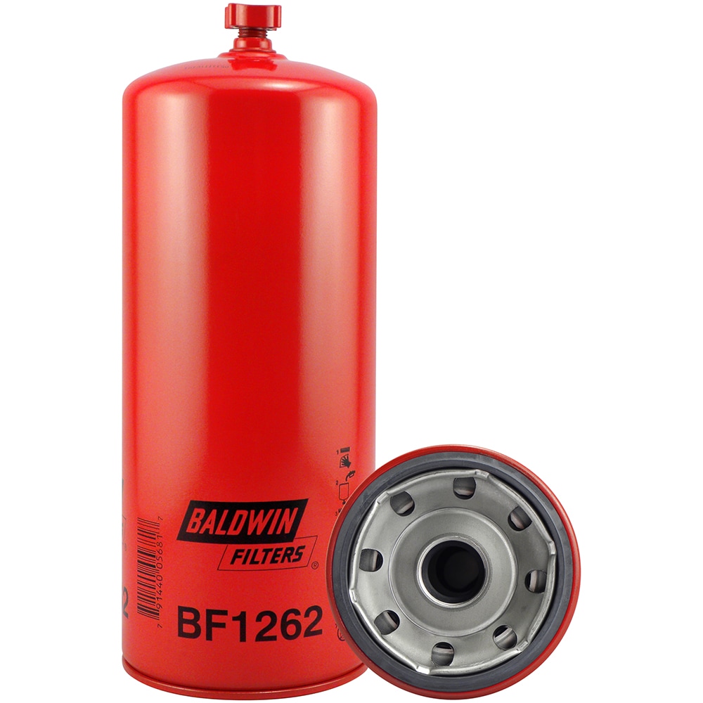 Fuel Filter, 12 1/16 in Length, 4 21/32 in Outside Dia