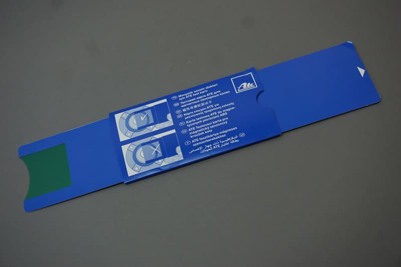 760130 ABS Test Card for Magnetic Sensor Wheels