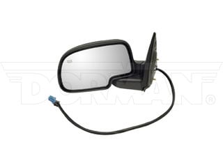Dorman 955-1276 Side View Mirror Without Signal for 2003-2007 Chevrolet, 2003-2007 GMC - Black