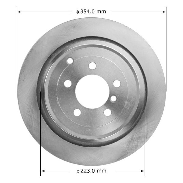 PRT5939 Rear Brake Rotor for 2006-2012 Land Rover Range Rover