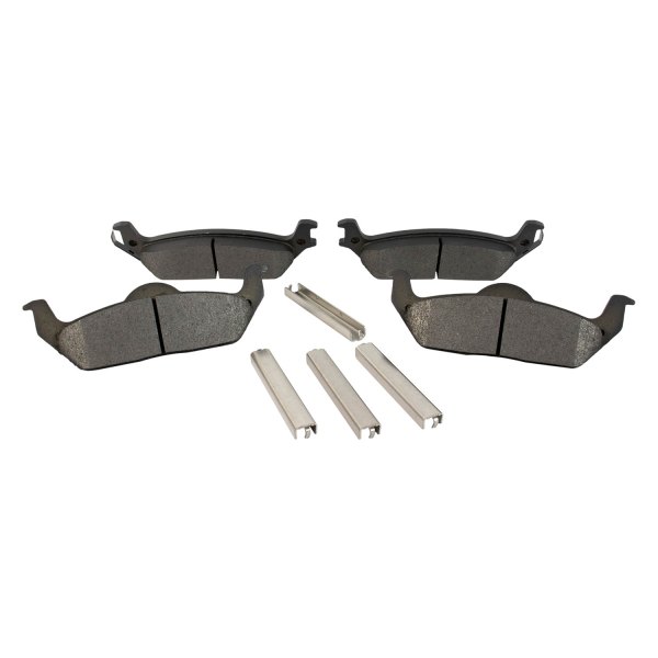 Rear Brake Pad Set - Black - For 2004-2011 Ford F150 - High Durability