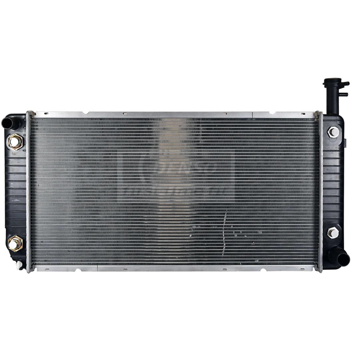 Radiator Assembly - Black - Compatible with 2005-2009 Chevrolet Express 2500