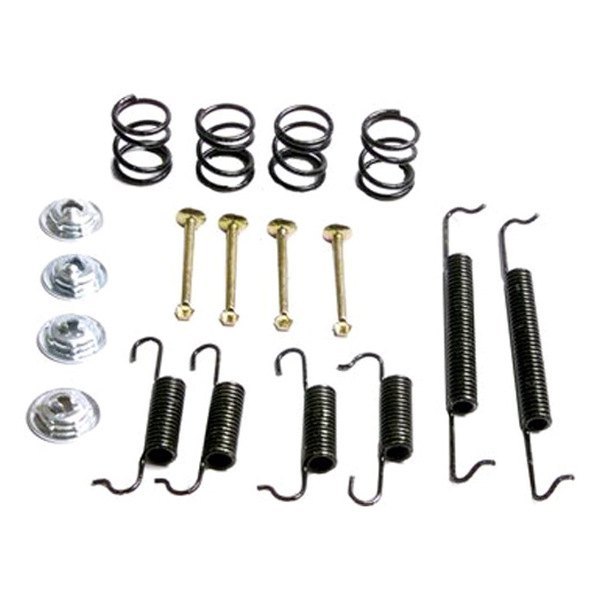 Front Brake Hardware Kit - Black - Compatible with 1972-1979 Volkswagen Super Beetle