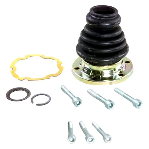 Right Inner CV Joint Boot - Black - Complete Installation Kit