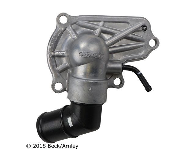 143-0896 Engine Coolant Thermostat Housing Assembly for 2009-2009 Kia Borrego