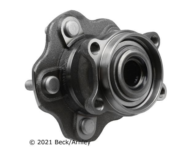 051-6412 Wheel Bearing & Hub Assembly for 2014-2015 Nissan Rogue Select - Rear