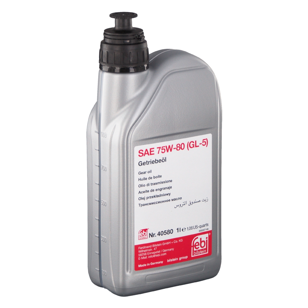 40580 Gear Oil for 2002-2006 Audi A4