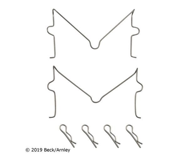 084-1551 Disc Brake Hardware Kit for 2003-2003 Toyota 4Runner - Front
