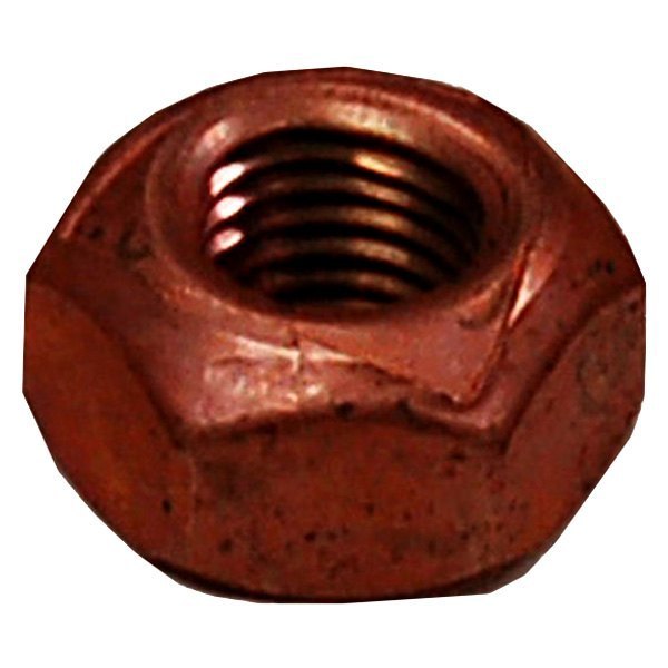 258-056 Copper Locking Exhaust Manifold Nut - M10 x 1.25
