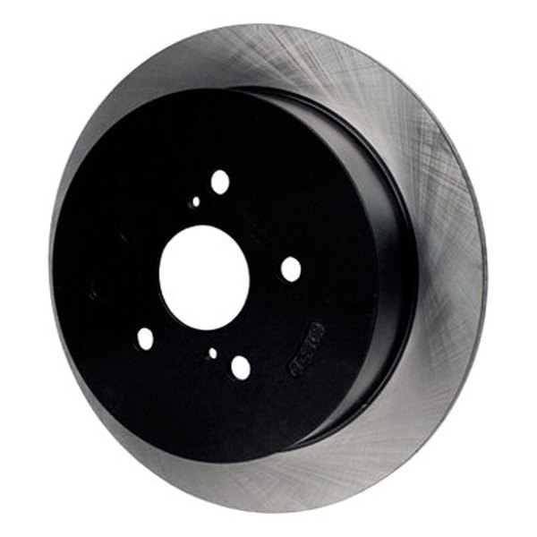 Rear Brake Disc - Silver - Vehicle-Specific - High Carbon Content