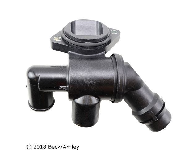 143-0860 Engine Coolant Thermostat Housing Assembly for 2005-2009 Audi A4