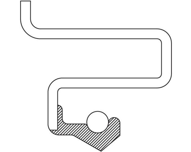 710532 Bearings Multi Purpose Seal for 2019-2019 Lexus GS F - Rear