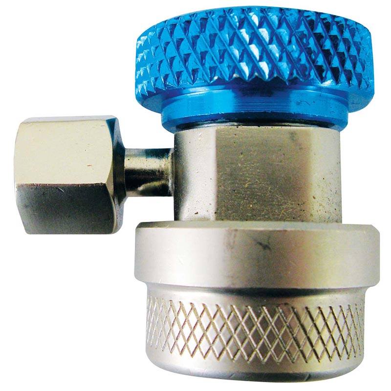 34412 Pro Style Blue R-134A Low Side Lock-on Quick Coupler