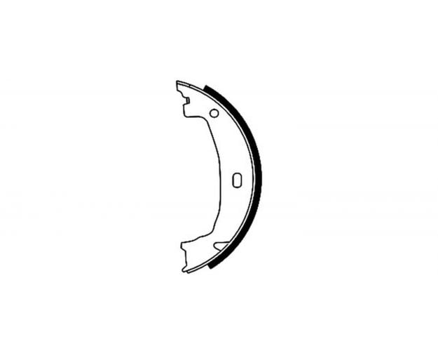 355050391 Parking Brake Shoe Set for 2012-2012 BMW 320i - Rear