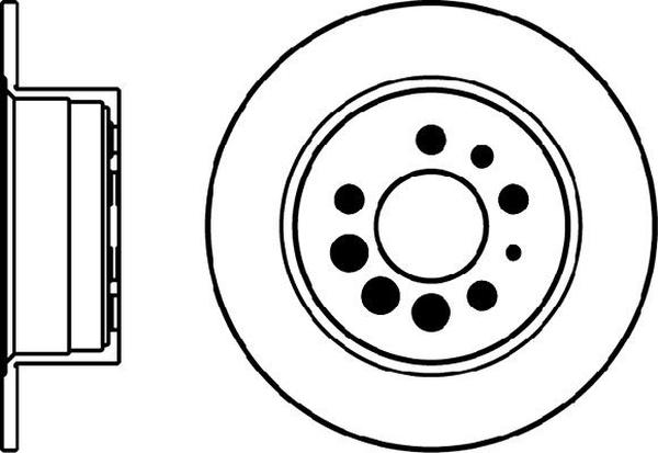 355100891 Brake Rotor for 1992 Volvo 240