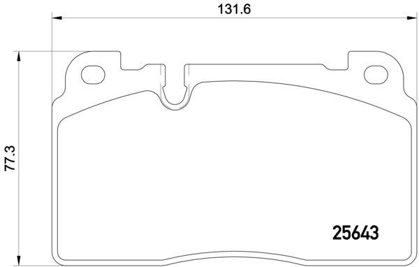 355020241 Brake Pad Set for 2016-2017 Audi Q5