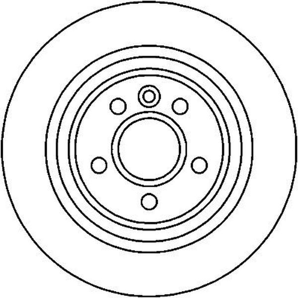 355118841 Brake Rotor for 2015 Land Rover Range Rover Evoque