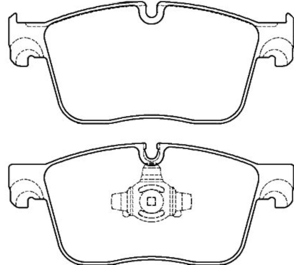 355024661 Brake Pad Set for 2018-2019 Land Rover Range Rover Velar