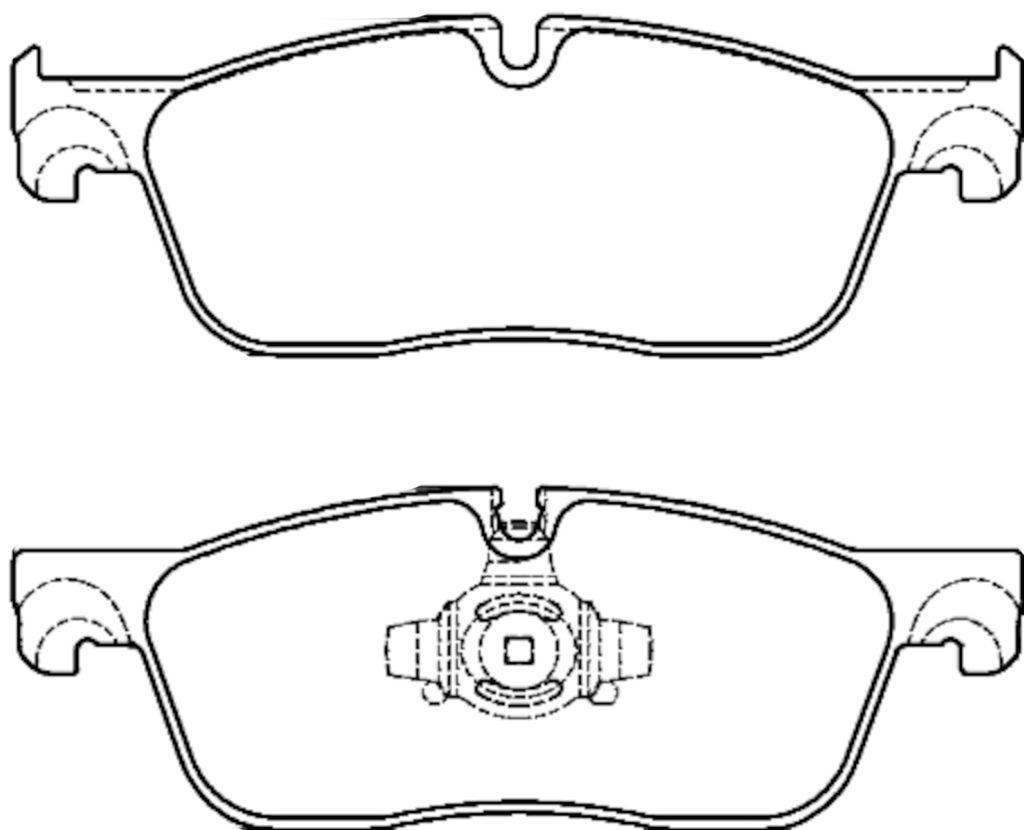 355024741 Brake Pad Set for 2020 Land Rover Range Rover Velar