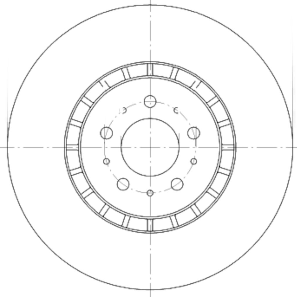 355110592 Brake Rotor for 2013-2014 Volvo XC90