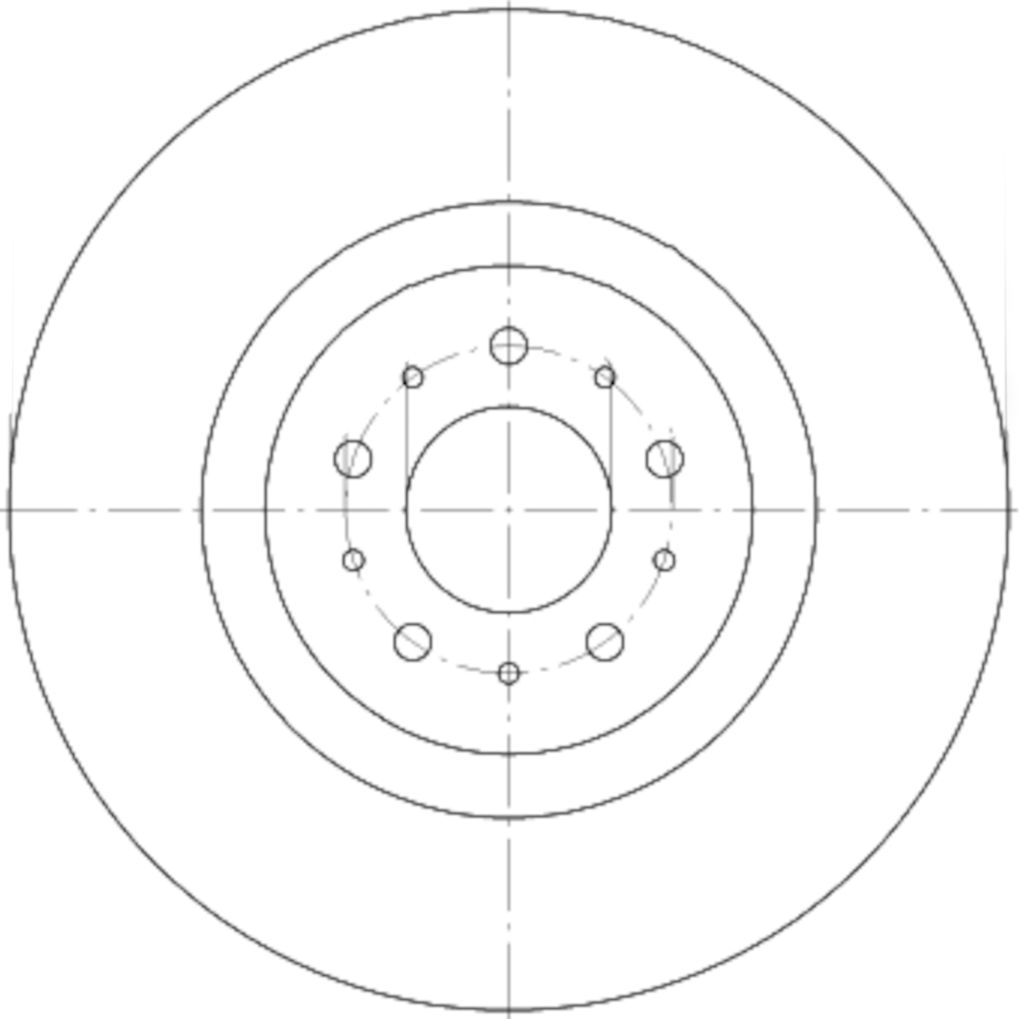 355115592 Brake Rotor for 2003-2005 Toyota Celica