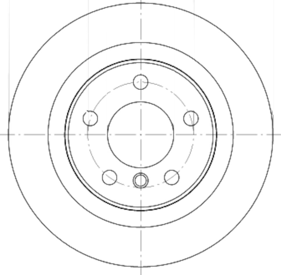 355120972 Brake Rotor for 2014-2016 BMW 228i