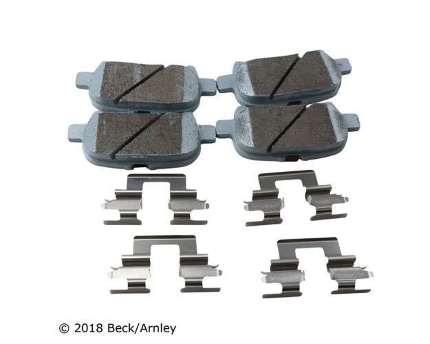 085-6647 Disc Brake Pad & Hardware Kit for 2002-2006 Toyota Camry