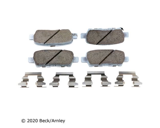 085-6832 Disc Brake Pad & Hardware Kit for 2009-2009 Nissan Maxima - Rear