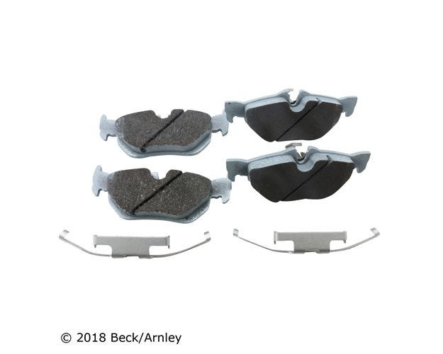 085-6819 Disc Brake Pad & Hardware Kit for 2006-2011 BMW 323i