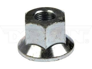 Dorman 611-128 0.62-18L Flanged Flat Face Wheel Nut - Zinc