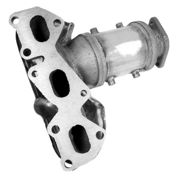 Rear Catalytic Converter - Silver - Compatible with Hyundai Sonata