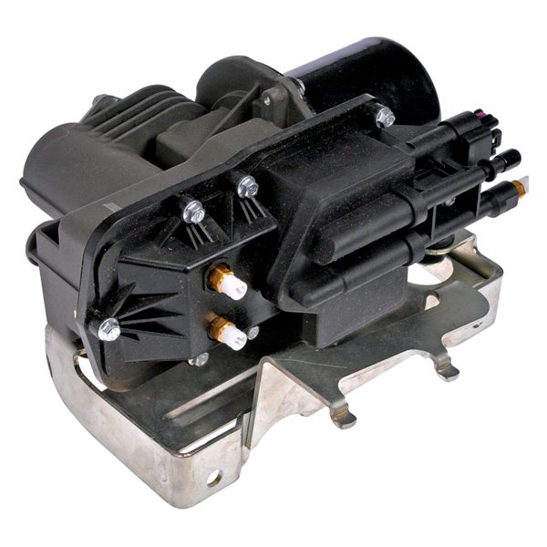 Air Suspension Compressor - Black - Compatible with GMC Envoy & More