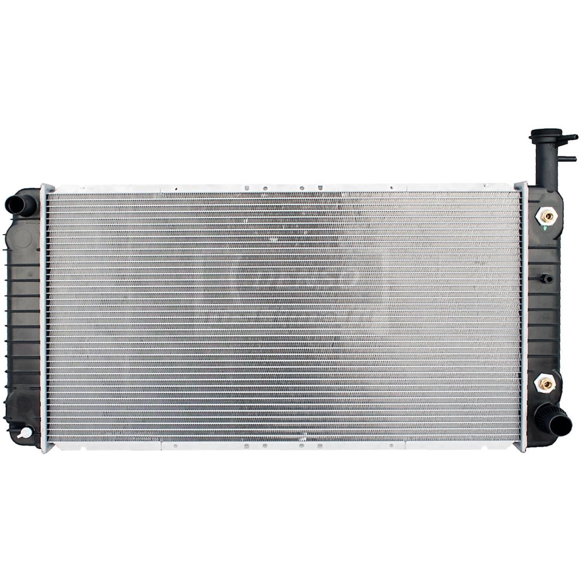 Radiator Assembly - Black - Compatible with Chevrolet Express 1500 & GMC Savana
