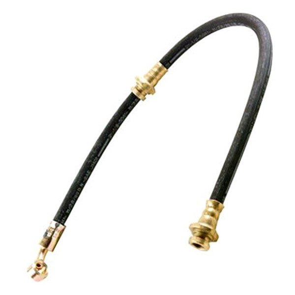 Front Brake Hose - Black - Compatible with Nissan 240SX 1989-1993 - Durable Design