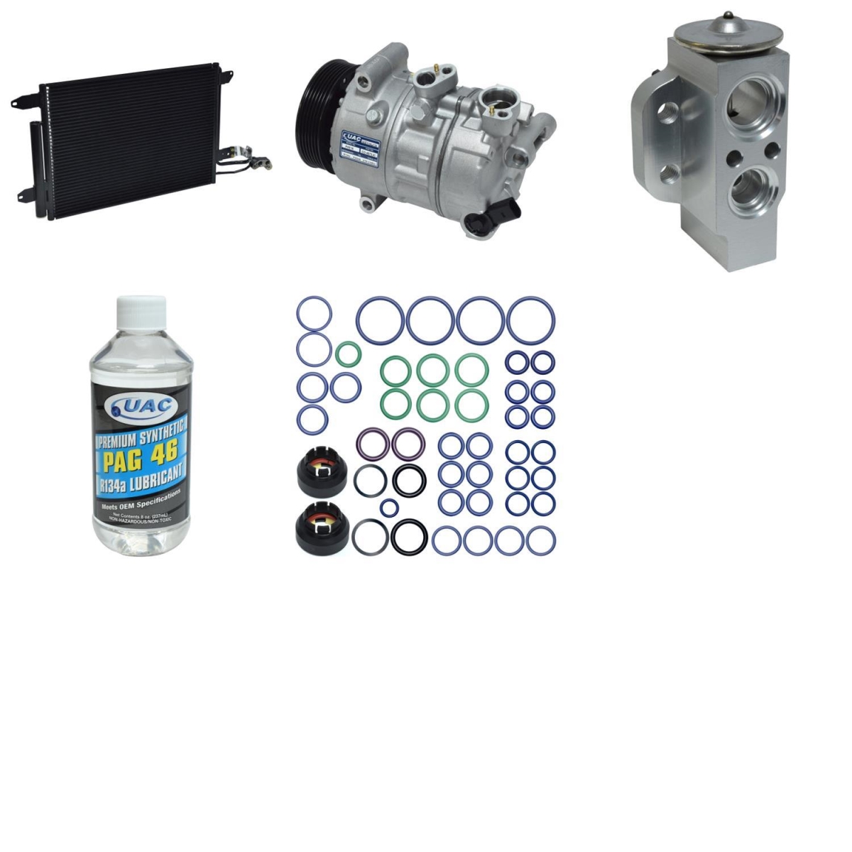 KT5184A Compressor & Component Kit for 2012-2013 Audi A3 Quattro