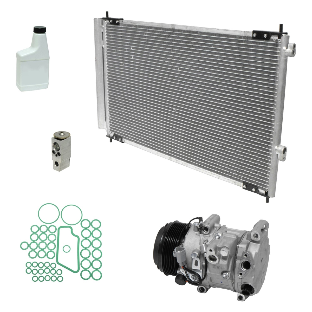KT2036A Air Conditioners Compressor & Component Kit for 2006-2009 Toyota RAV4