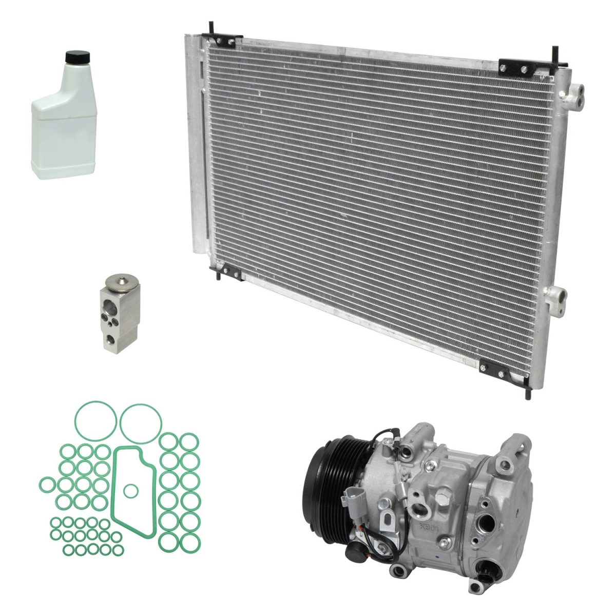 KT2037A Air Conditioners Compressor & Component Kit for 2006-2009 Toyota RAV4