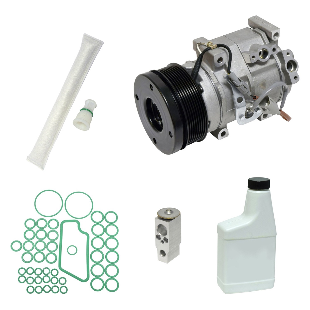 KT5201 Air Conditioners Compressor & Component Kit for 2008 Toyota Sequoia