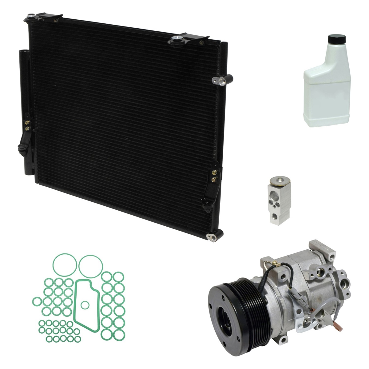 KT5201A Air Conditioners Compressor & Component Kit for 2008 Toyota Sequoia