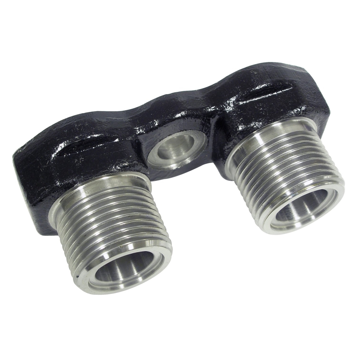 FT4864 Black Air Conditioning Compressor Manifolds - Cast iron
