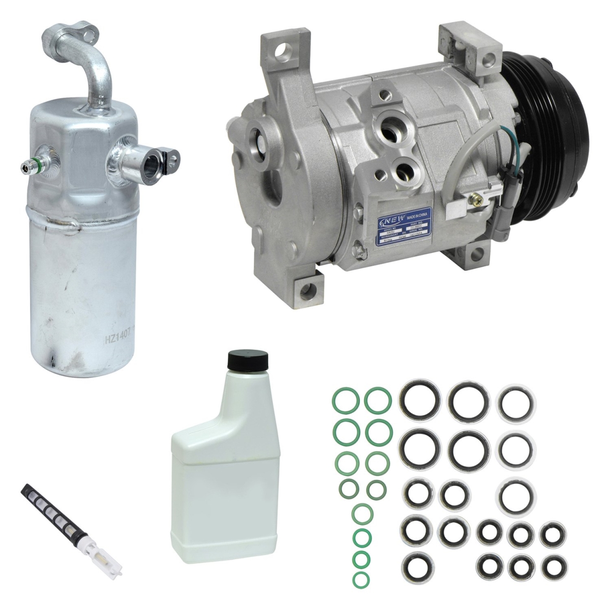 KT5211 Air Conditioners Compressor & Component Kit for 2002-2004 Chevrolet Avalanche 1500