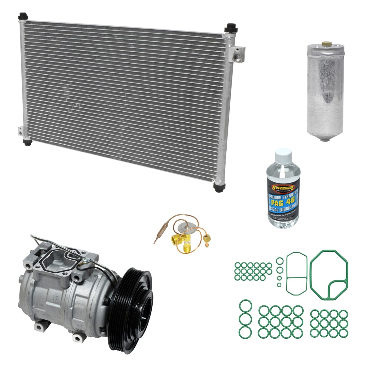 KT3808A Air Conditioners Compressor & Component Kit for 1998-2002 Honda Accord