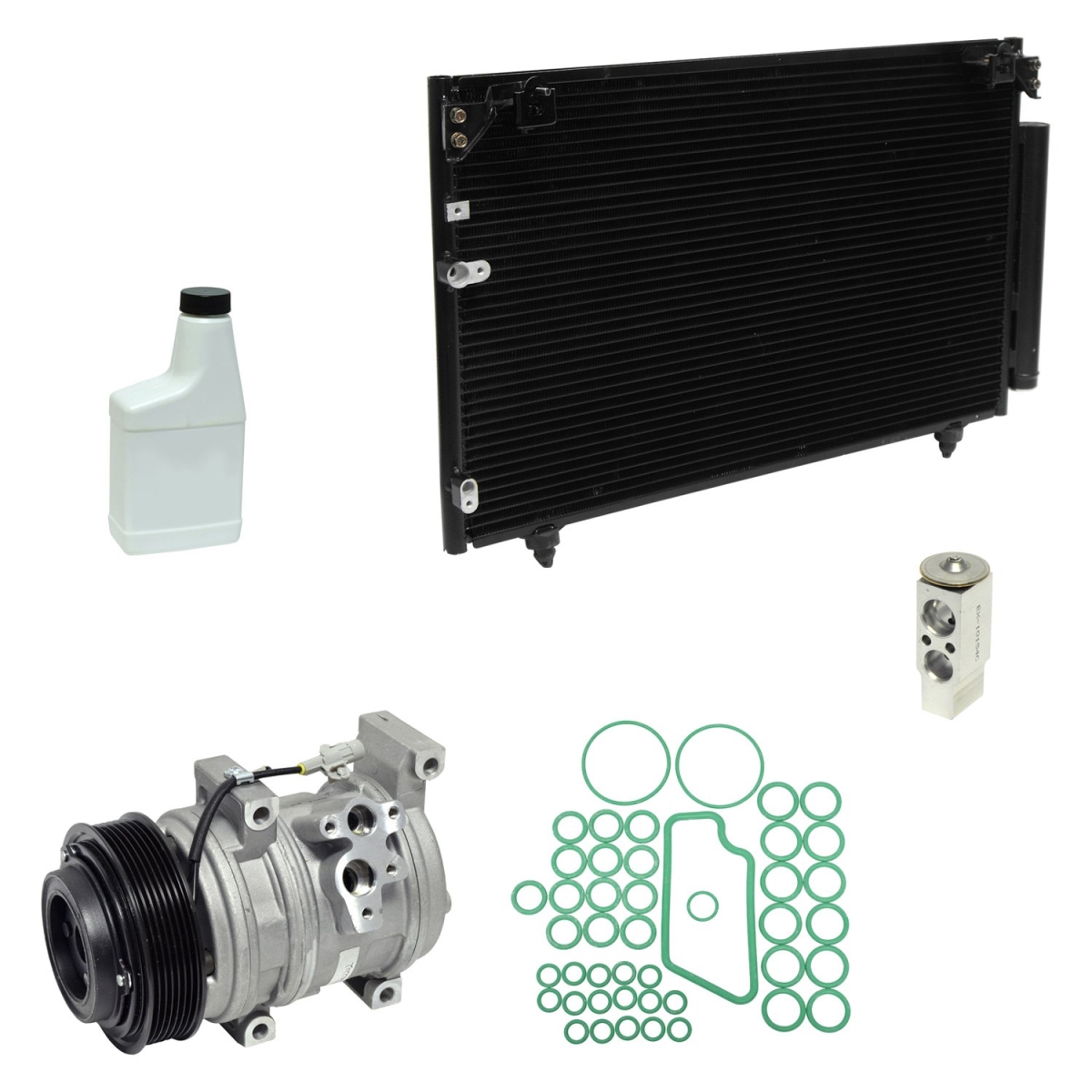 KT5214A Air Conditioners Compressor & Component Kit for 2007-2010 Scion TC