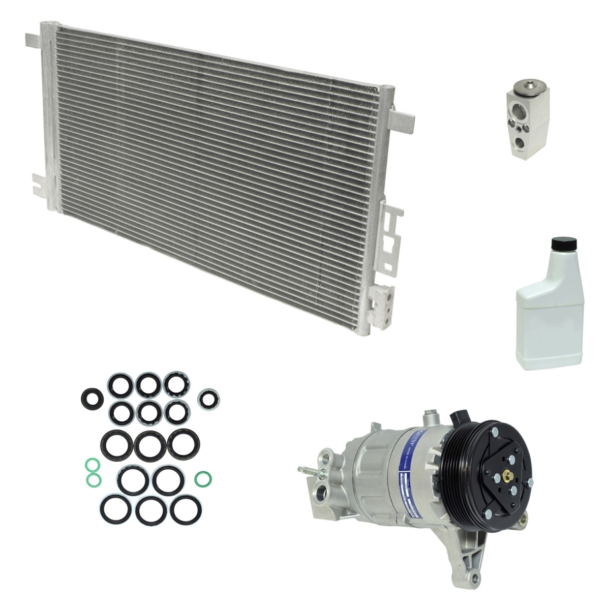 KT5224A Air Conditioners Compressor & Component Kit for 2007-2008 Saturn Aura XE
