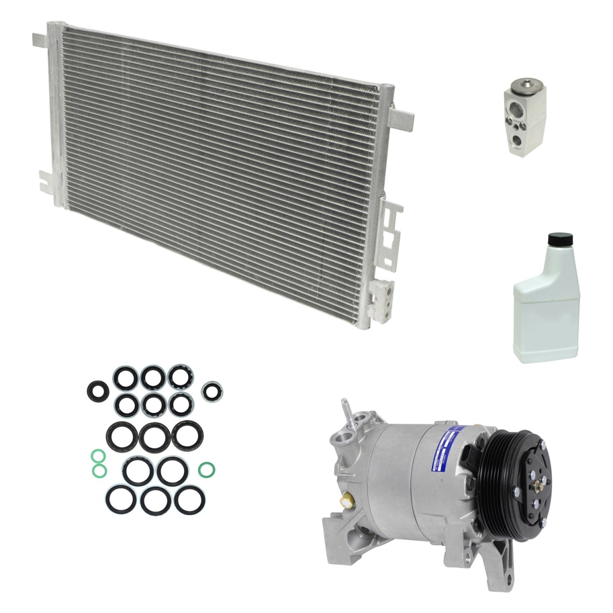 KT5226A Air Conditioners Compressor & Component Kit for 2007-2008 Saturn Aura