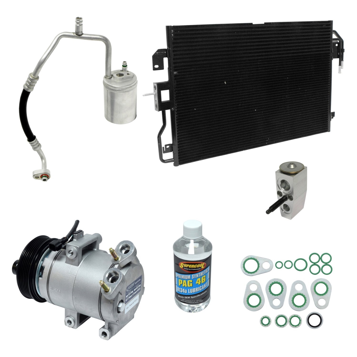 KT4877B Air Conditioners Compressor & Component Kit for 2008 Ford Escape
