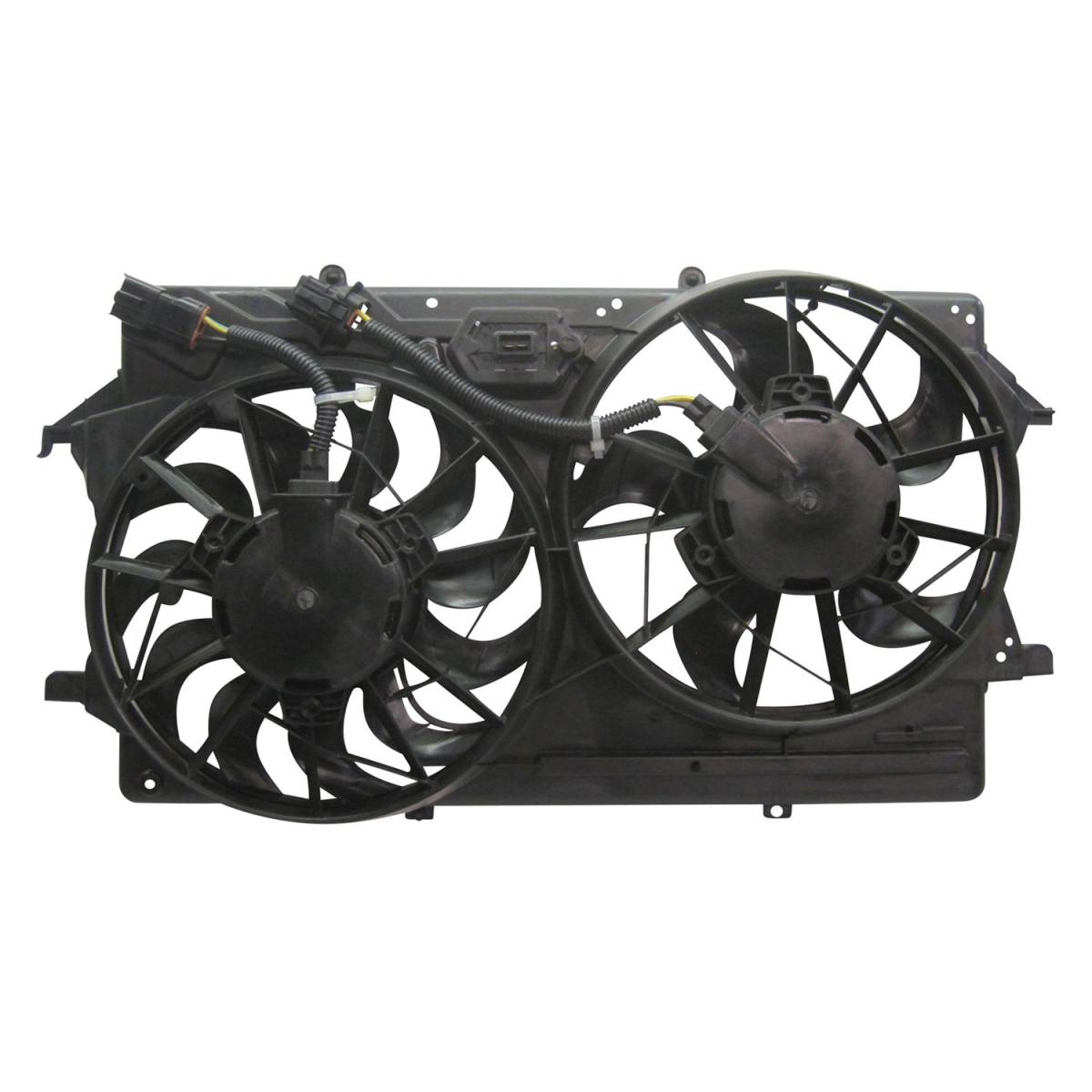 FA50366C Radiator & Condenser Fan Assembly for 2003-2004 Ford Focus
